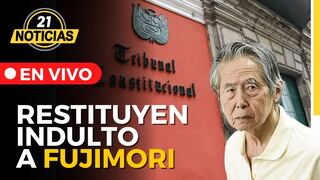 Restituyen indulto a Alberto Fujimori