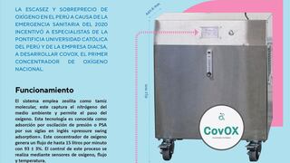 COVID-19: especialistas peruanos crean COVOX, el primer concentrador de oxígeno hecho en el país