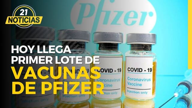 Hoy llega el primer lote de vacunas de Pfizer