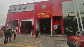 Surco: Remodelan infraestructura de compañía de bomberos Santiago Apóstol
