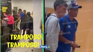 Paolo Hurtado llega al aeropuerto Jorge Chávez y lo reciben gritándole “tramposo”