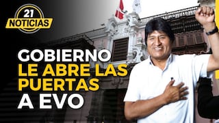 Gobierno de Castillo le abre las puertas a Evo Morales