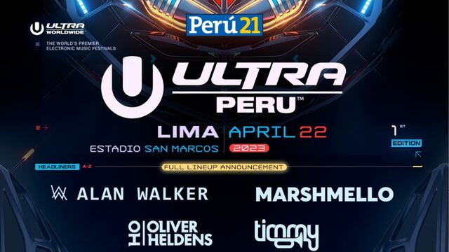¡Es oficial! ULTRA Perú revela segunda lista de DJs que se presentarán en el evento