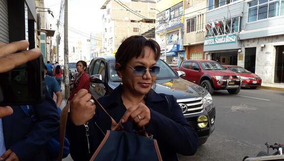 Mirtha Gonzales es sindicada de haber pagado coimas a exasesores de Patricia Benavides. (GEC)