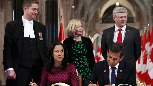 Humala se reunió en Ottawa con el primer ministro canadiense [Fotos]