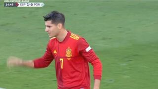 España vs. Portugal: Álvaro Morata consiguió marcar el primer gol de la ‘Roja’ [VIDEO]