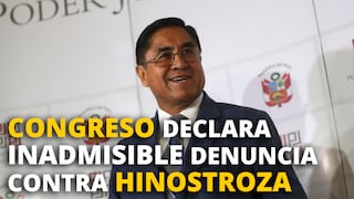 César Hinostroza:Congreso declara inadmisible denuncia en su contra