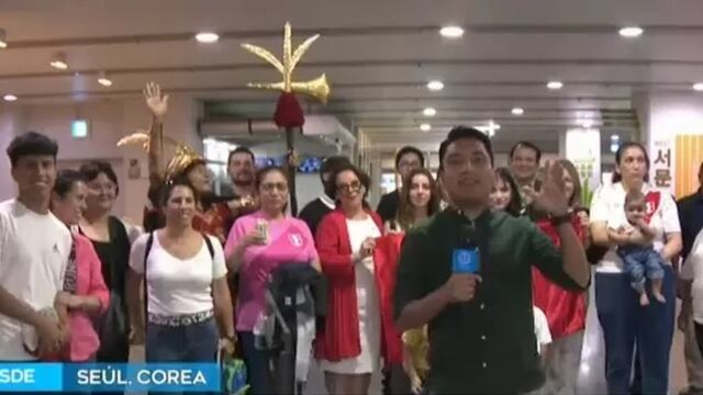 Gran emoción en Busan: Hinchas peruanos alientan a la ‘Blanquirroja’ previo al partido de mañana (VIDEO)