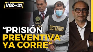 Yvan Montoya: “La prisión preventiva ya corre para Sánchez Sánchez”