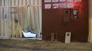 Detonan artefacto explosivo en la puerta de un colegio en Los Olivos 