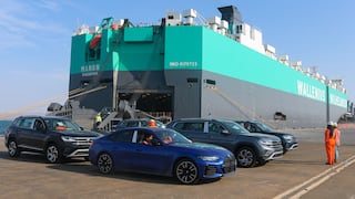 Puerto Paracas descarga 650 vehículos importados procedentes de Panamá