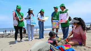 Feria ambiental: Promueven limpieza en playa Agua Dulce de Chorrillos