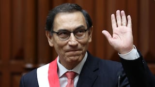 Aprobación del presidente Martín Vizcarra sube 14 puntos en un mes