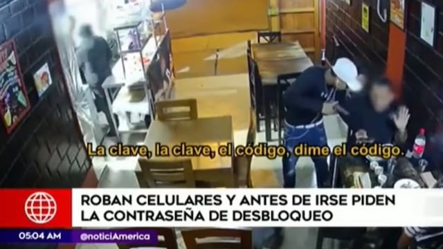 Los Olivos: Sujetos roban celulares y exigen claves de desbloqueo a trabajadores y clientes 