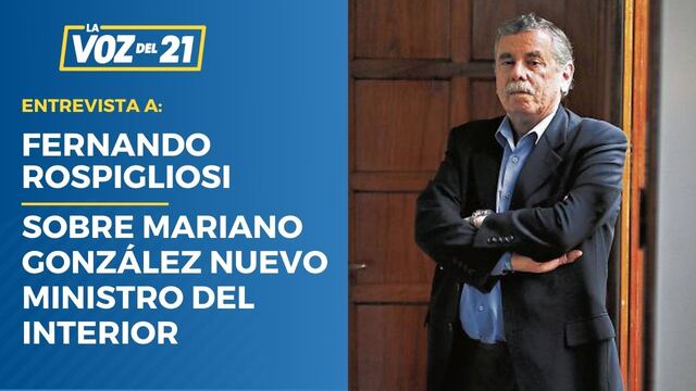 Fernando Rospigliosi sobre nuevo ministro del Interior de Pedro Castillo