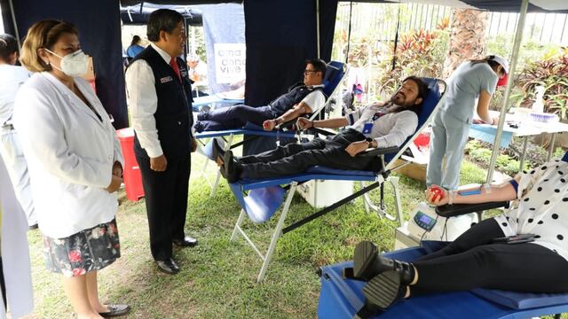 Minsa: Se ha recolectado más de 136 mil unidades de sangre en lo que va del año
