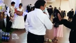 Huancayo: boda evangélica con 63 invitados no concluyó por la presencia de la policía