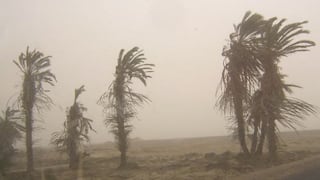 Fuertes vientos en Ica y Arequipa