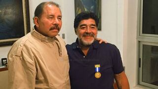 Diego Armando Maradona recibió máxima condecoración de Nicaragua [Fotos]