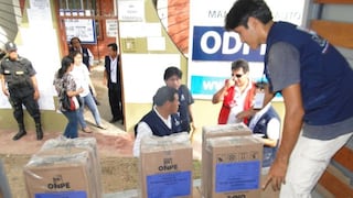 ONPE traslada material electoral para la consulta popular de revocatoria