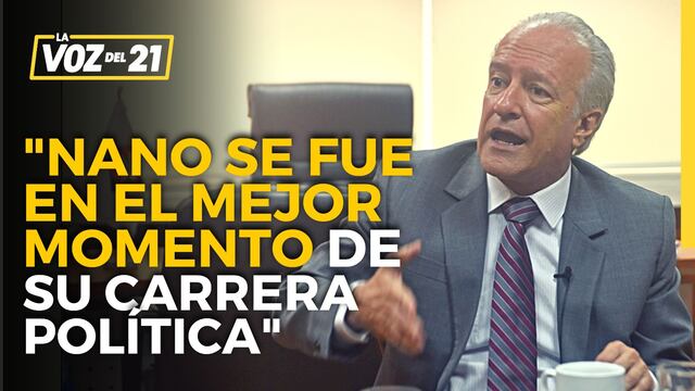 Patricia Juárez: “Nano se fue en el mejor momento de su carrera política”
