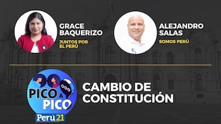 Pico a pico: Candidatos Alejandro Salas y Grace Baquerizo debatieron sobre cambio de la Constitución