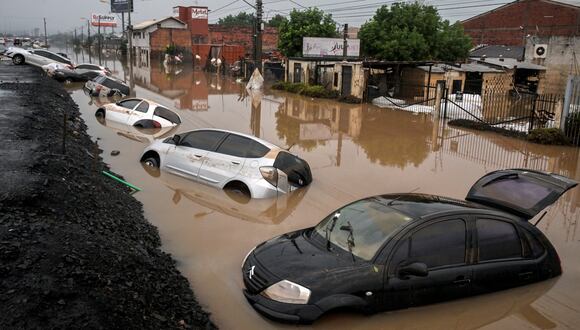 Lluvias e inundaciones golpean a Brasil. (Foto: Nelson ALMEIDA / AFP)