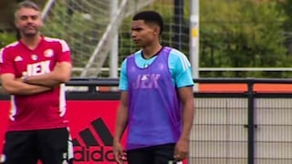 Marcos López cerca de su estreno con el Feyenoord: el peruano entrenó en grupo con su club