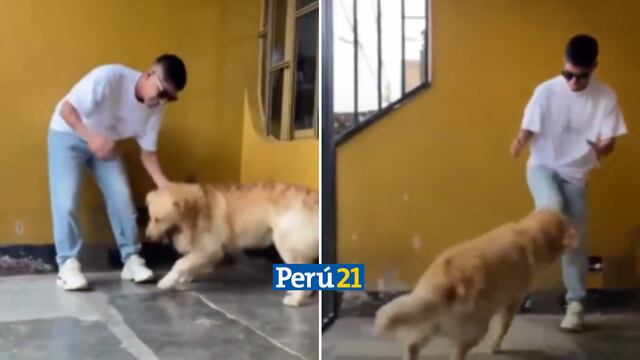 Piero Quispe protagoniza emotivo reencuentro con su perrito tras volver a Lima (VIDEO)