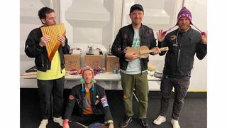 Coldplay muestra todos los regalos que se llevaron del Perú con tierna foto
