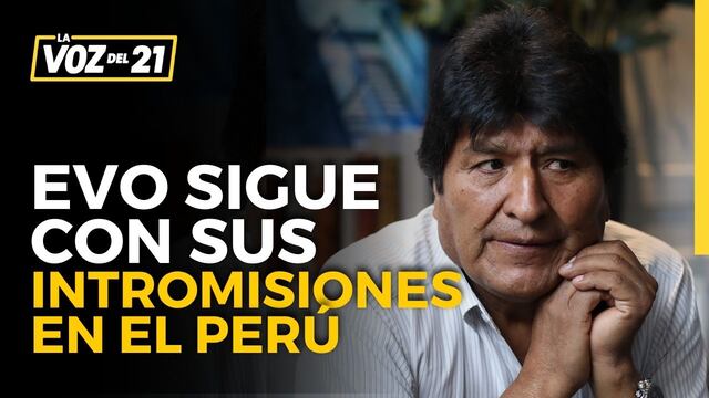 Eduardo Ponce sobre intromisiones de Evo Morales: “Deben prohibirle ingresar al Perú”
