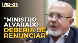 Carlos Bruce sobre investigaciones en el ministerio de Vivienda: “Alvarado debería de renunciar”
