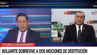 Premier defiende a Dina Boluarte en CNN: “No me consta la existencia de los Rolex”