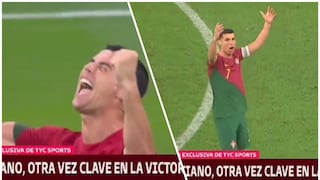 Cristiano Ronaldo, feliz y molesto: así se mostró al ver que no le validaron un gol [VIDEO]