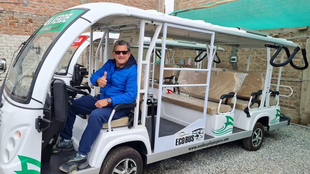 Actor Sergio Galliani emprende en el transporte 100% eléctrico y lanza EcoBus