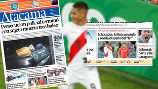 Perú a la final de la Copa América 2019: diarios chilenos lamentan goleada [GALERÍA]