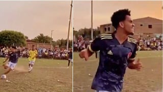 Luis Díaz no descansa luego de la Copa América y disputó un partido amistoso en su barrio | VIDEO