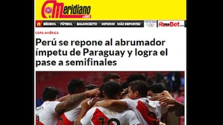 Así informan en el extranjero sobre la clasificación de Perú a semifinales [FOTOS]