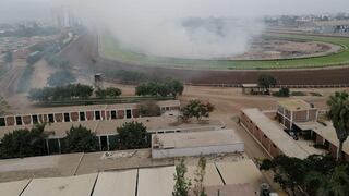 Municipalidad de Surco multa al Jockey Club del Perú por contaminación ambiental  tras quema de maleza