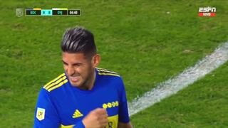 Pudo ser gol de Zambrano: remató de cabeza, pero el poste evitó el 1-0 de Boca Juniors [VIDEO]