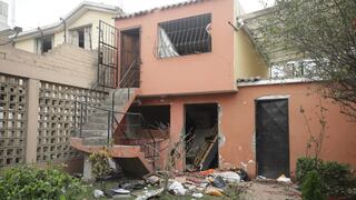 Surco: cuatro heridos, una casa destruida y 10 viviendas afectadas tras deflagración de balón de gas | FOTOS