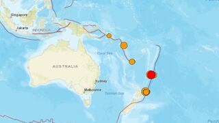 Terremoto de magnitud 8 se registra cerca de Nueva Zelanda