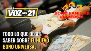 Bono Familiar Universal: “No hay ninguna razón para ir al banco” 