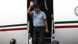 Evo Morales aterrizó en México como asilado político