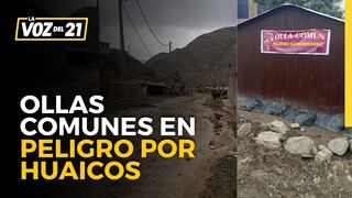 Irene Chávez, presidenta de Ollas Comunes: “43 ollas comunes están afectadas por huaicos”