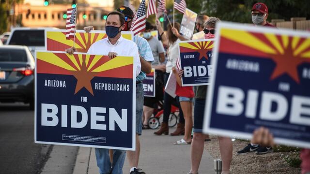 Arizona: republicanos que votaron por Trump en 2016 están arrepentidos y ahora apuestan por Biden