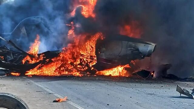 Tragedia en Chile: Piloto muere al estrellarse avioneta con la que combatía incendio | VIDEO  