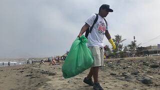 Recolectaron 2.4 toneladas de desperdicios en playas turísticas del norte [FOTOS]