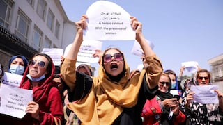 Mujeres en Afganistán protestan por segundo día para reclamar sus derechos a los talibanes [FOTOS]