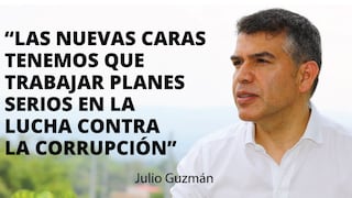 Julio Guzmán: "Es probable que los presidentes de los últimos treinta años terminen en la cárcel"